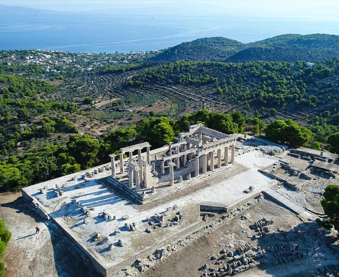 Παραθαλασσια Στουντιο Μιχαλιας Sea View Studio Michalias Agia Marina  Exterior foto