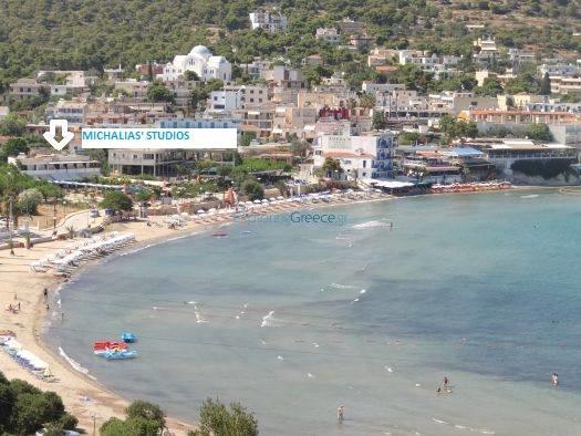 Παραθαλασσια Στουντιο Μιχαλιας Sea View Studio Michalias Agia Marina  Exterior foto
